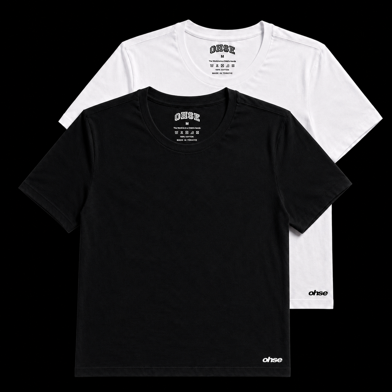 OHSE SLIM-FIT T-SHIRT 2 PACK MİX