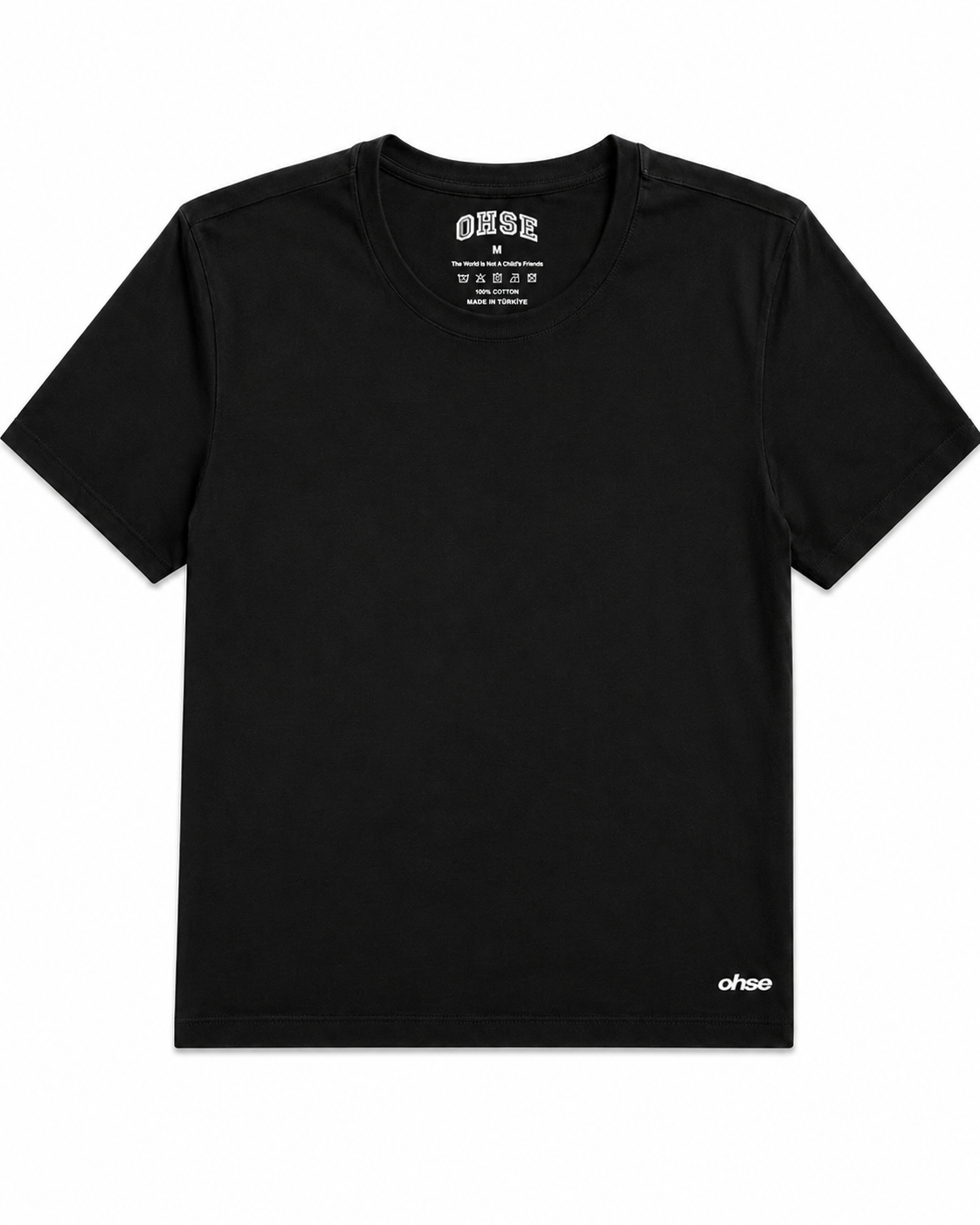 OHSE SLIM-FIT T-SHIRT BLACK